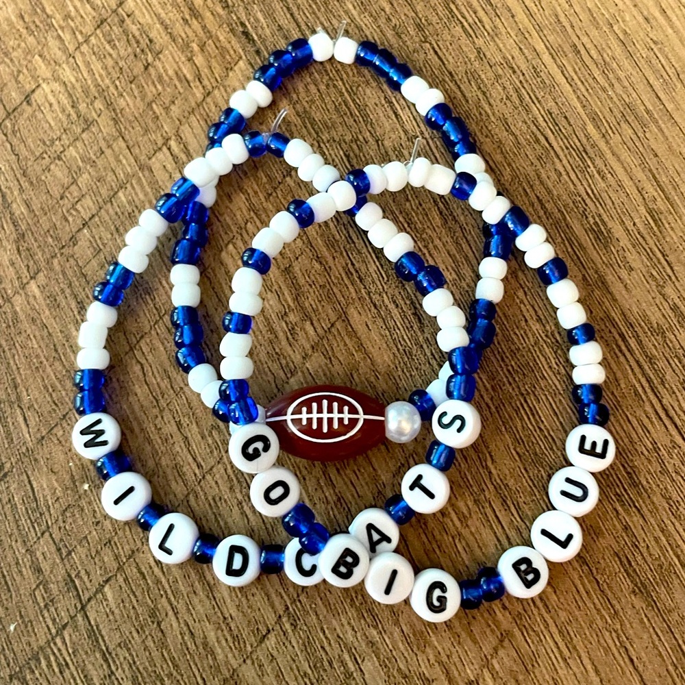 Kentucky Wildcats Football Bracelets
